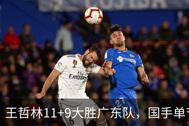 王哲林11+9大胜广东队，国手单节5记三分，核心外援12中1